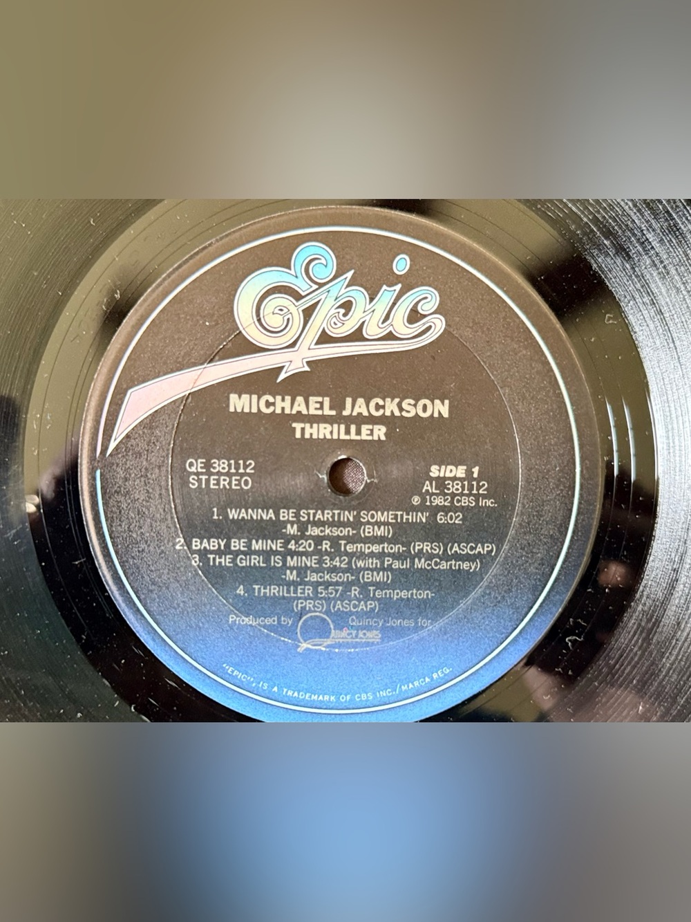 Michael Jackson - Thriller, c. 1982 Vinyl LP Original Pressing, Original..... - Picture 5 of 8
